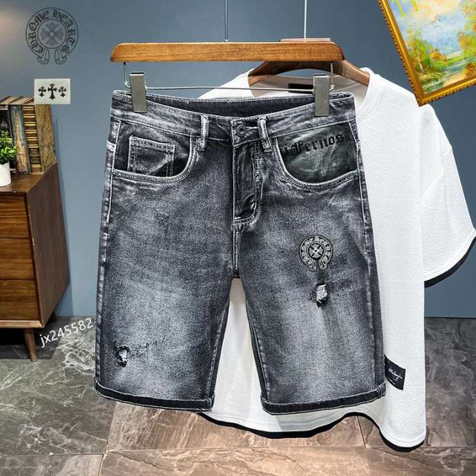 Picture of Chrome Hearts Short Jeans _SKUChromeHeartssz28-3825tn0114487